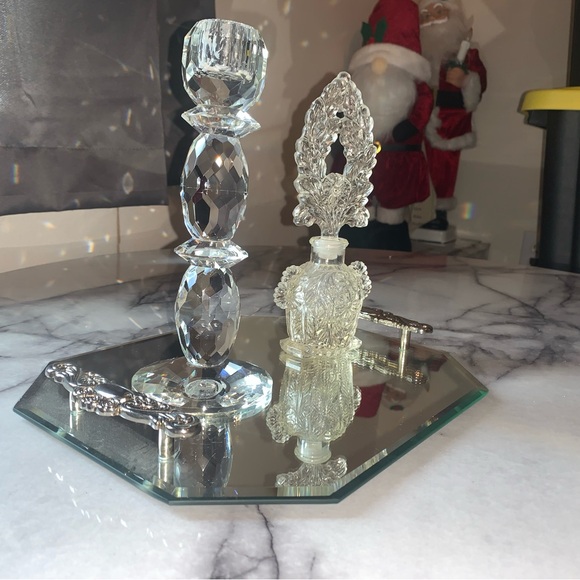 Crystal candlestick - Picture 3 of 3